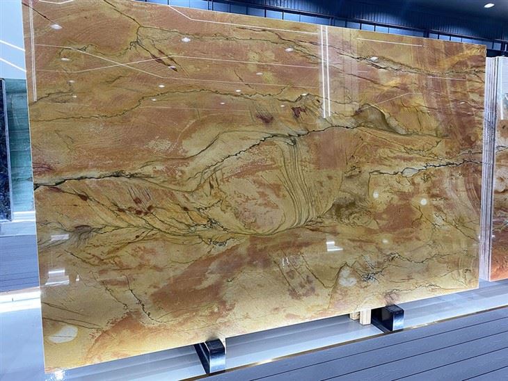 Rainbow impression marble slabs