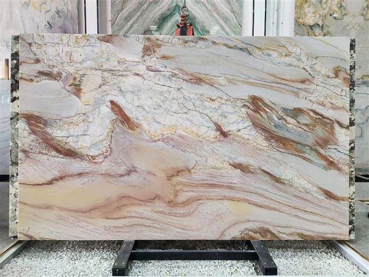 Rainbow impression marble